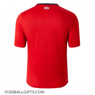 Lille OSC Fußballbekleidung Heimtrikot 2024-25 Kurzarm Lille OSC Fußballbekleidung Heimtrikot 2024-25 Kurzarm